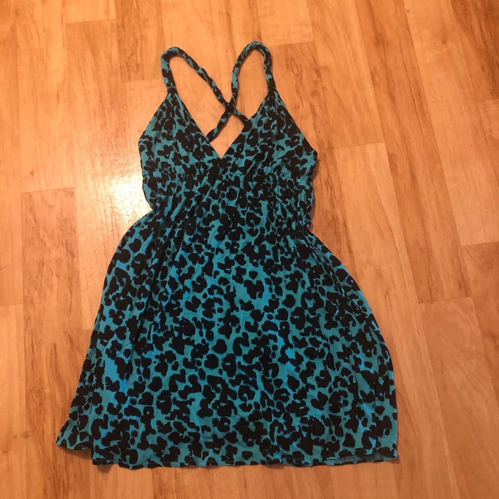NWT leopard dress/coverup